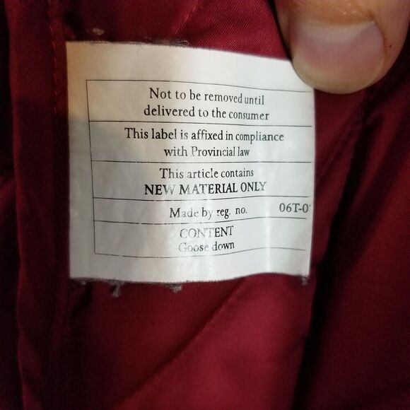 Patagonia Women Downtown Loft Jacket Down Fill Puffer Sz S Zip Up Maroon Winter - Picture 10 of 10